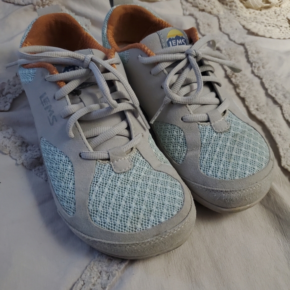 Lems Shoes - Lems Primal 2 Slate Mint Cloud Running Shoes Women's Size 5.5  Men's Size 4